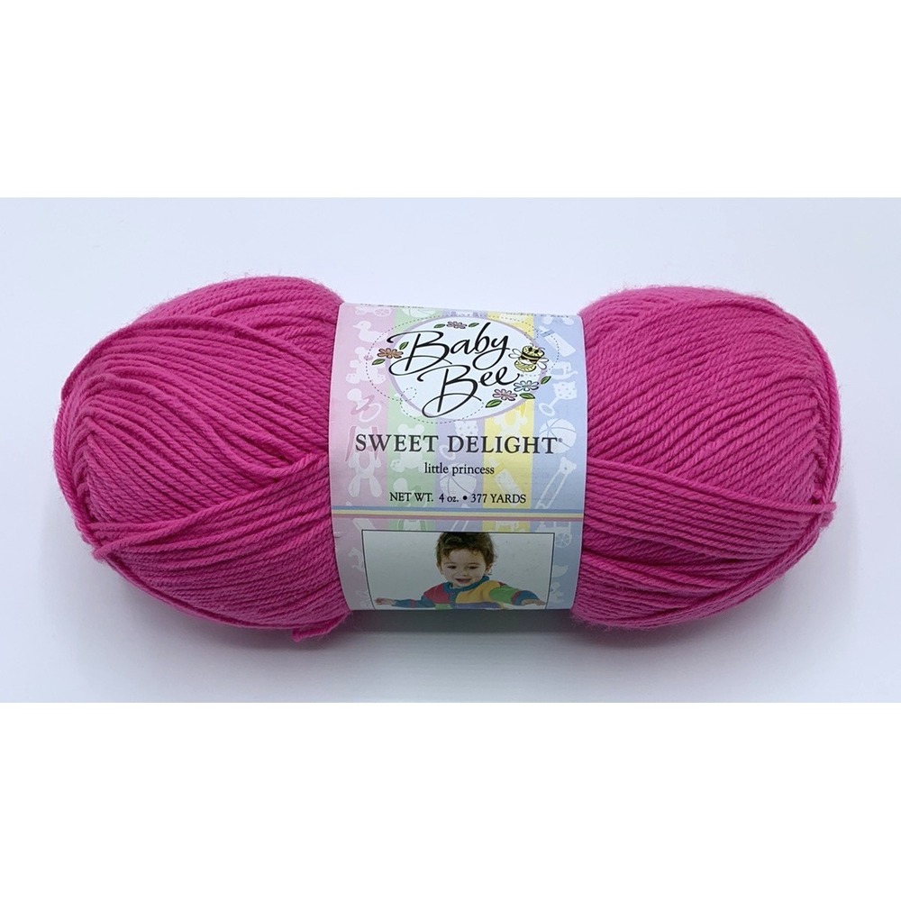 One full skein Baby Bee Sweet Delight yarn Little Princess  33